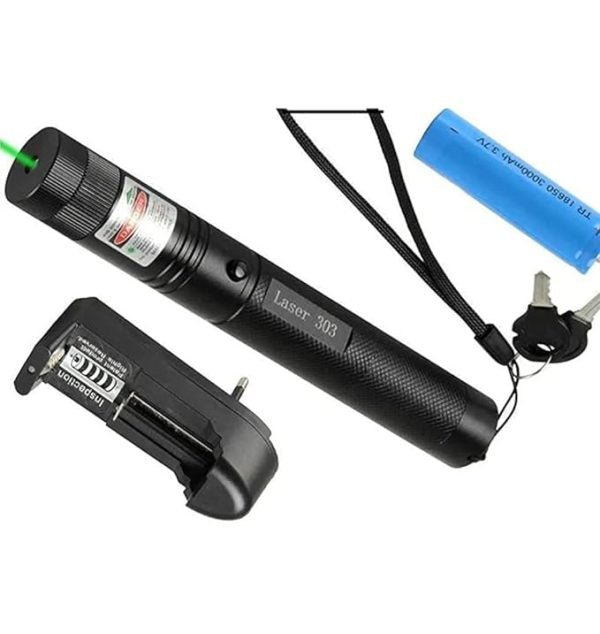 Green Rechargeable Laser Pointer Laser Light Adjustable Focus