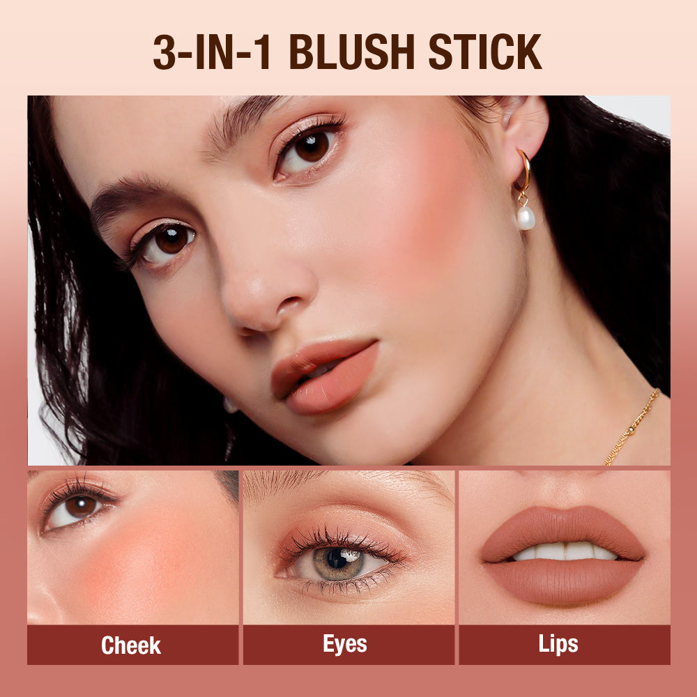 3-in-1 Multi-Stick: Eye, Cheek, and Lip Enhancer"