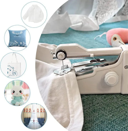 Portable Wireless Mini Handheld Sewing Machine For Stitching & Sewing